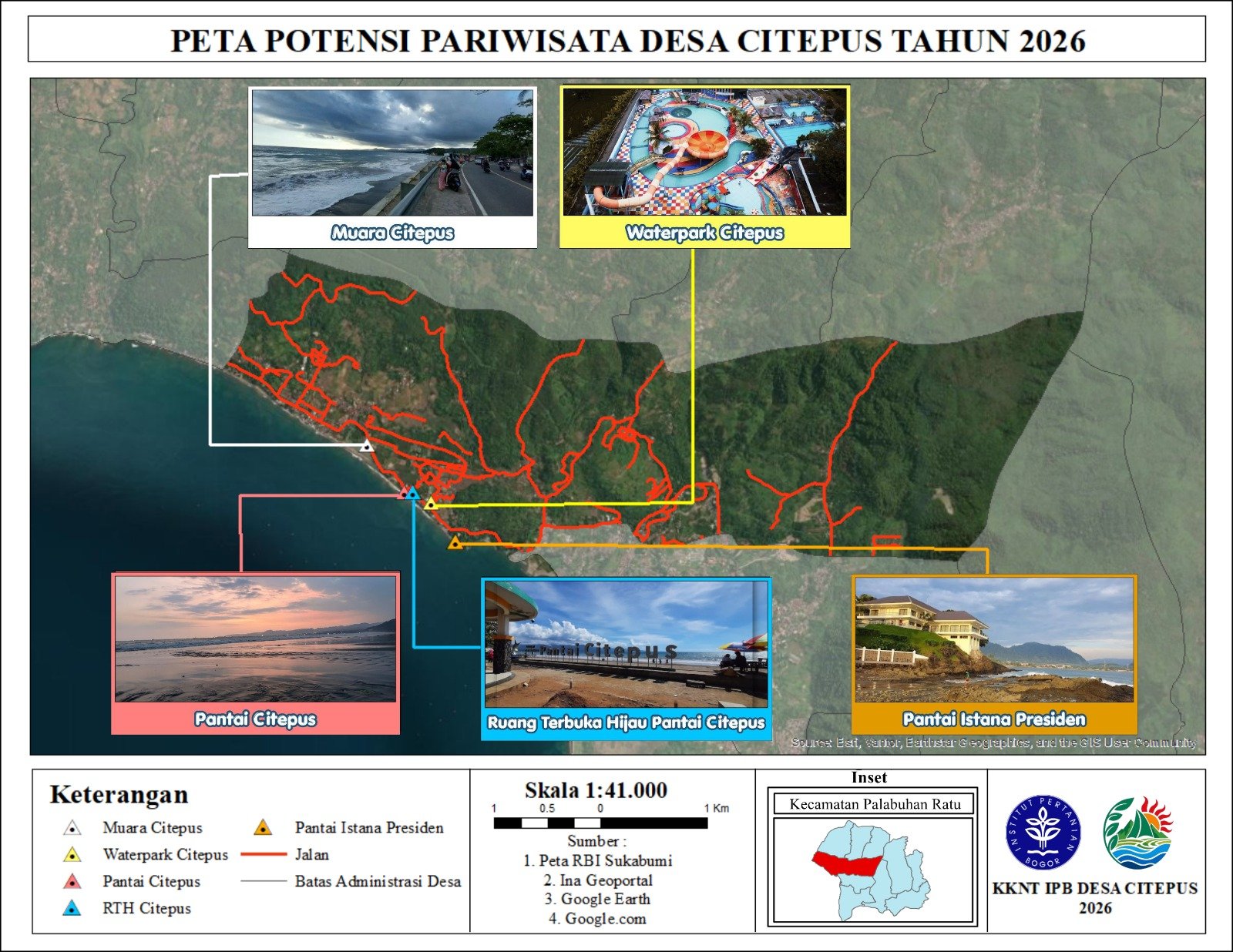 peta potensi wisata